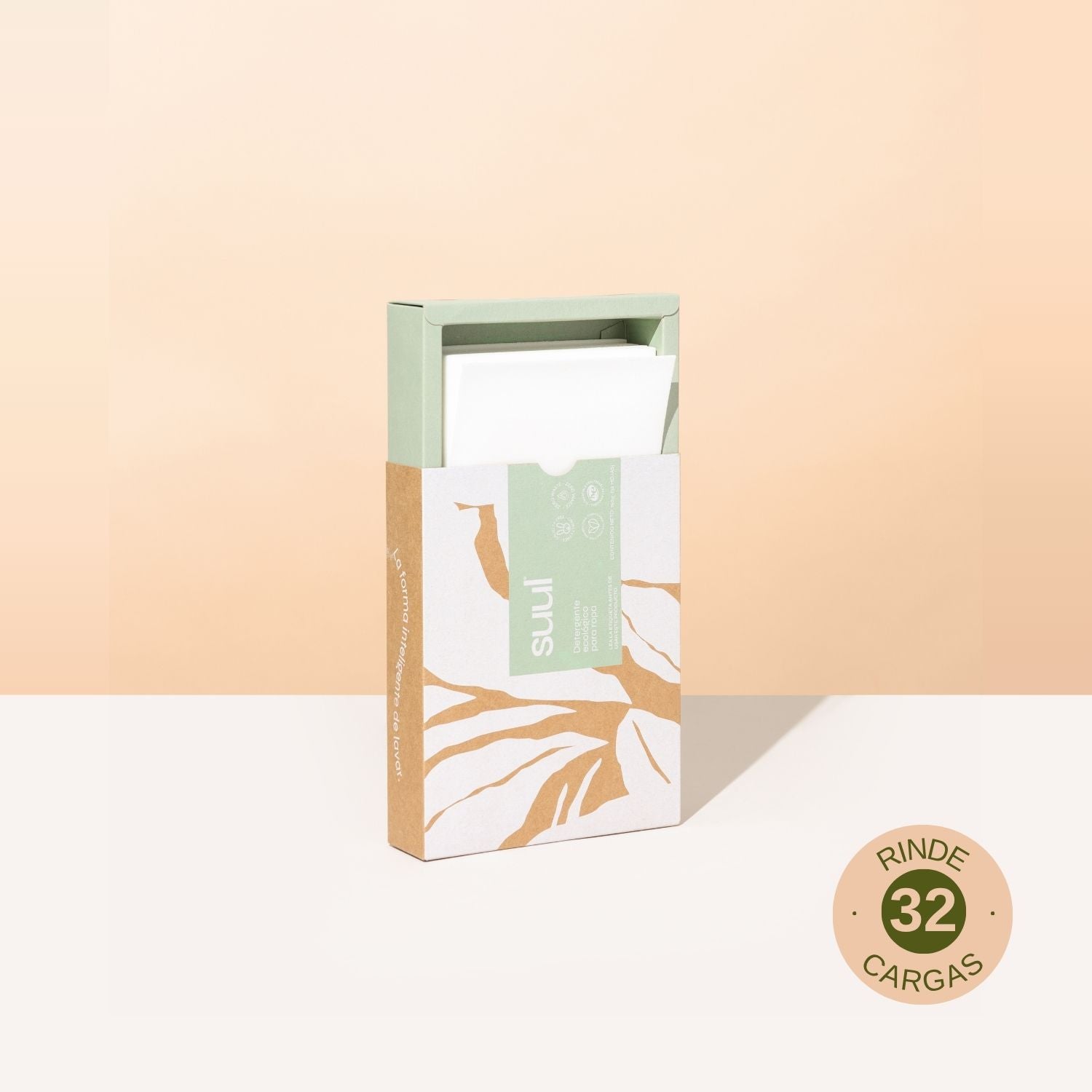 Detergente en hojas zero-waste